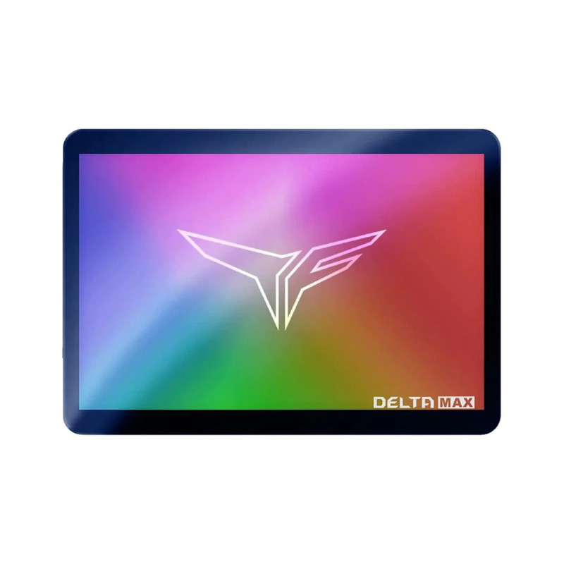 Team Group T-Force Delta MAX Lite ARGB 1TB 2.5" SATA III Internal SSD (Dramless) - Black - مساحة تخزين